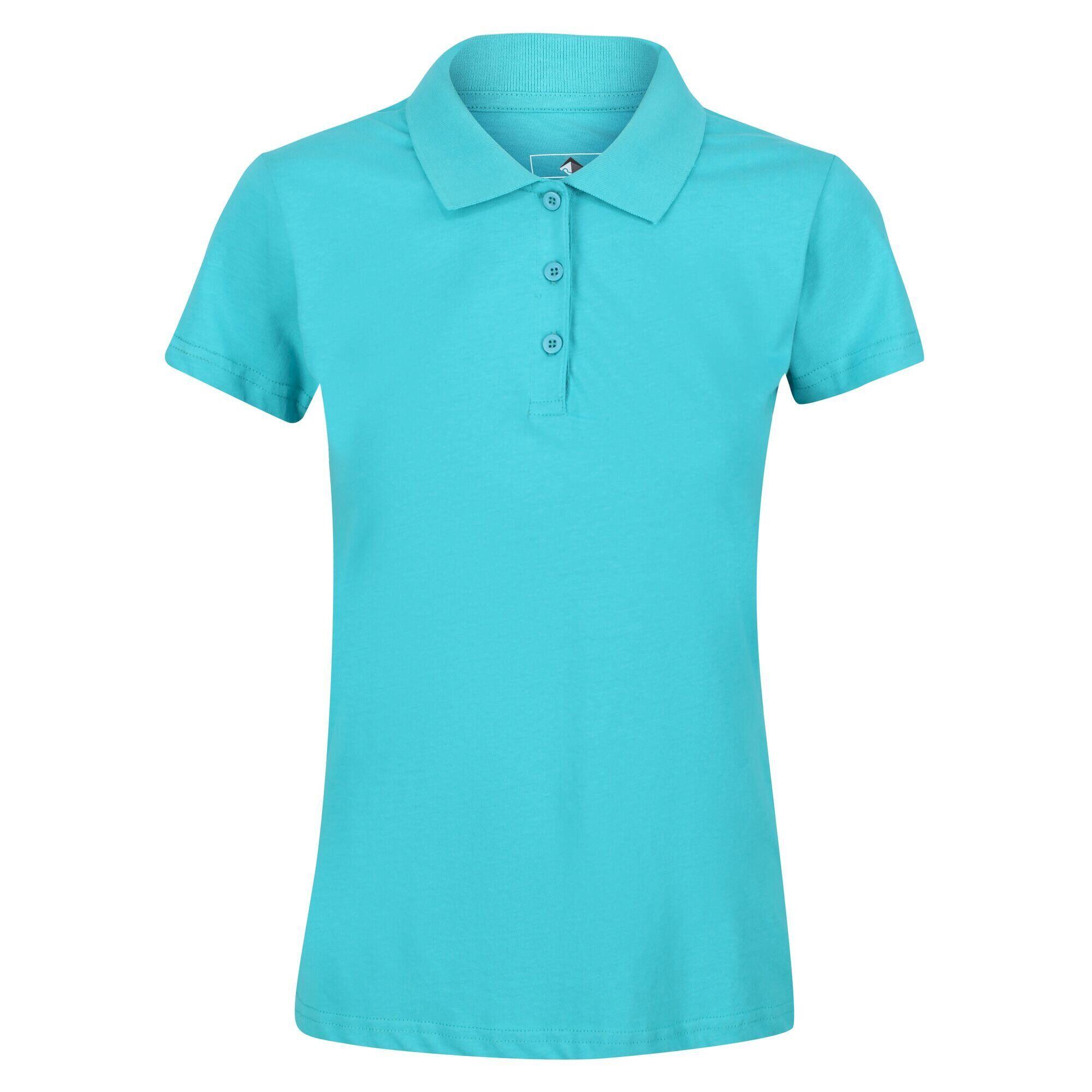 Women's SINTON polo shirt (bright turquoise)