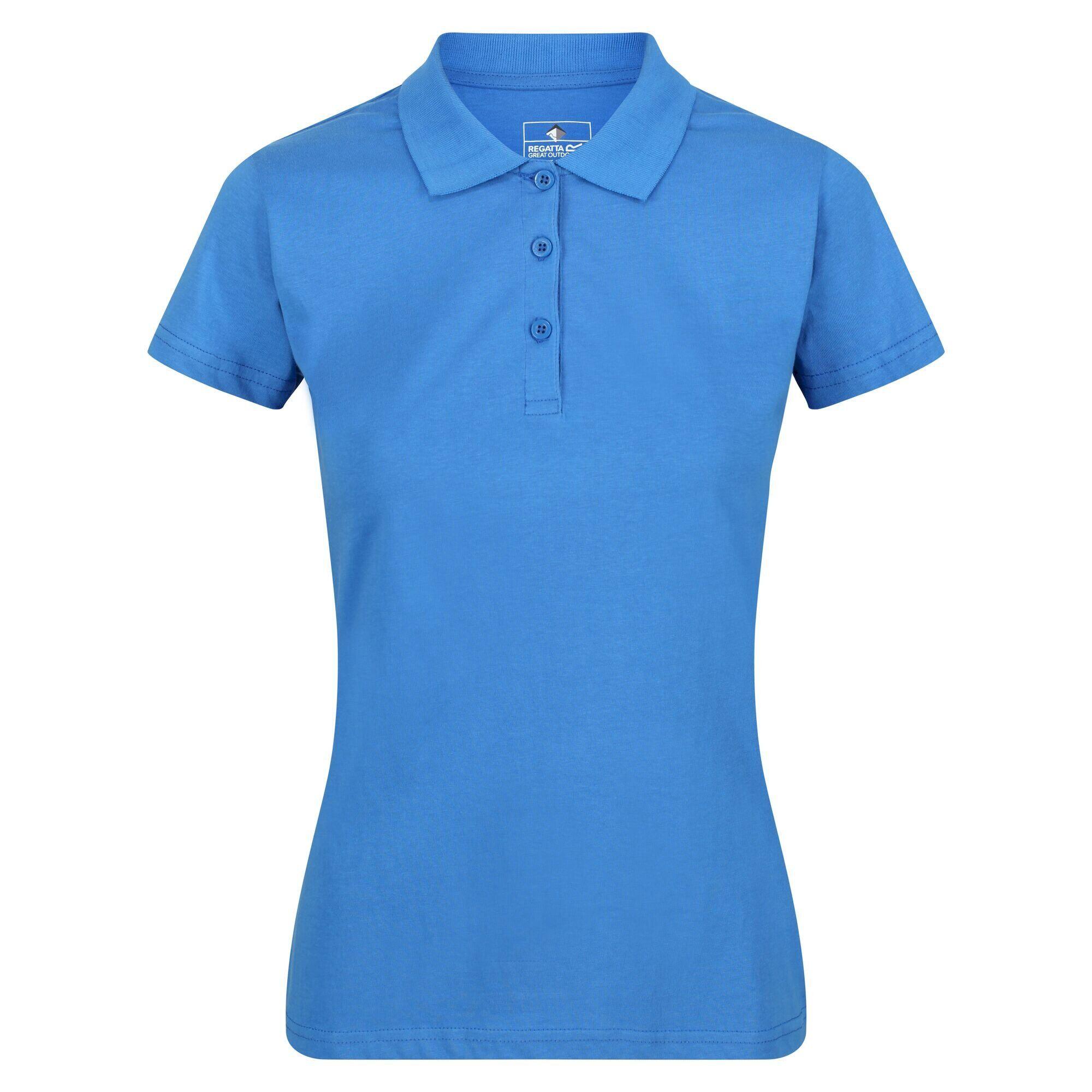 REGATTA Womens/Ladies Sinton Polo Shirt (Sonic Blue)