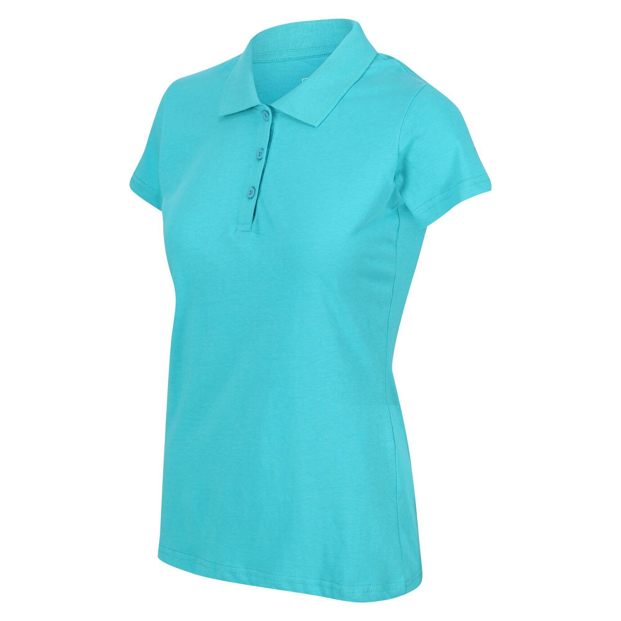 Women's SINTON polo shirt (bright turquoise)