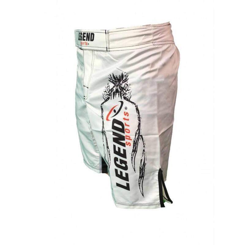 MMA Sportbroekje Heren/Dames Wit Polyester