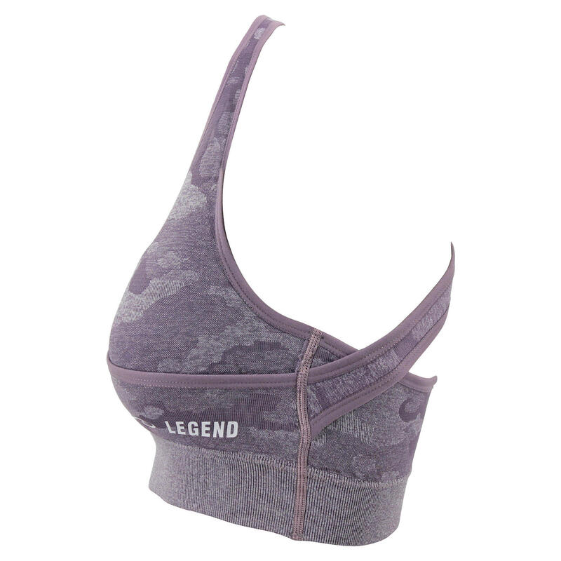 Dames Sport-BH Camo Purple