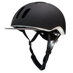 Casco de Ciudad para hombre y mujer |Metro Negro 53-59cm | Crazy Safety |EN 1078