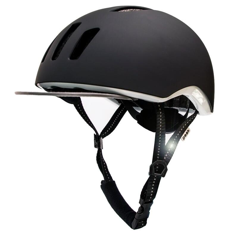 City-Bike-Helm für Frauen und Männer| Schwarz 53cm-59cm| Crazy Safety | EN 1078