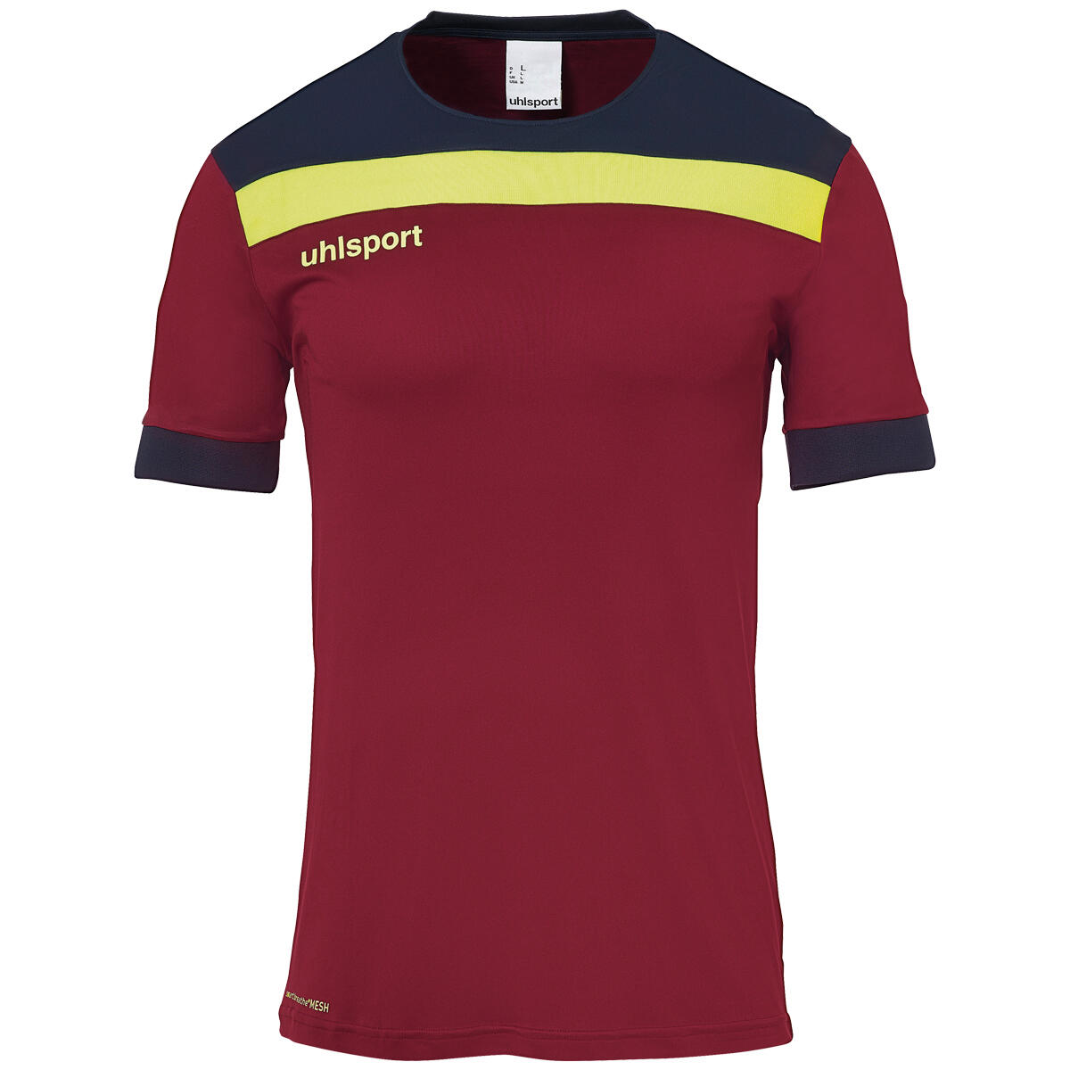 Uhlsport - T-shirt D'Entraînement Offense 23 Uhlsport - Maillot Manches Courtes - Bleu|bordeaux|jaune|rose - 40 M - Decathlon