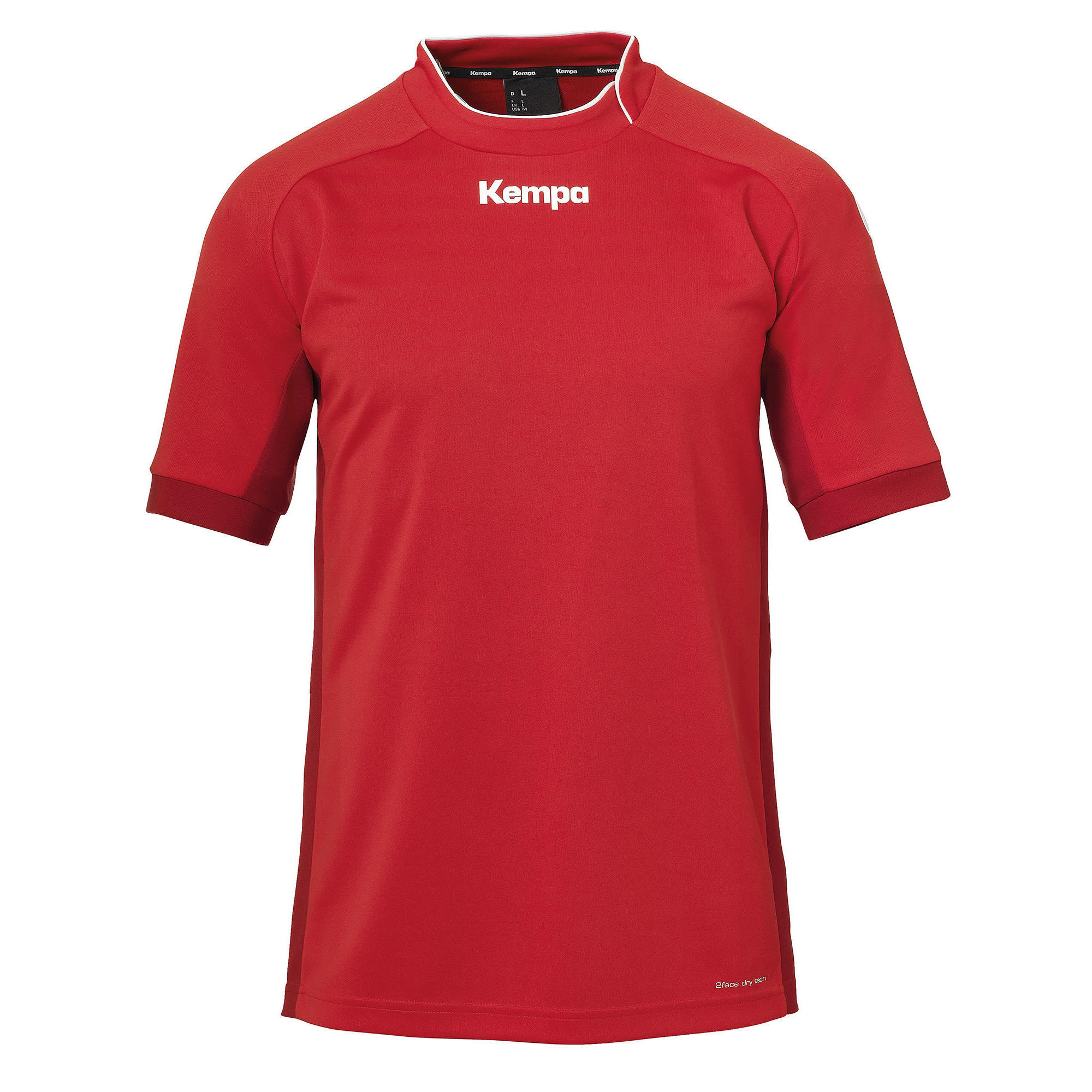 Kempa - Shirt Prime Trikot Kempa - T-shirt Manches Courtes - Noir|rouge - 48 Xl - Decathlon