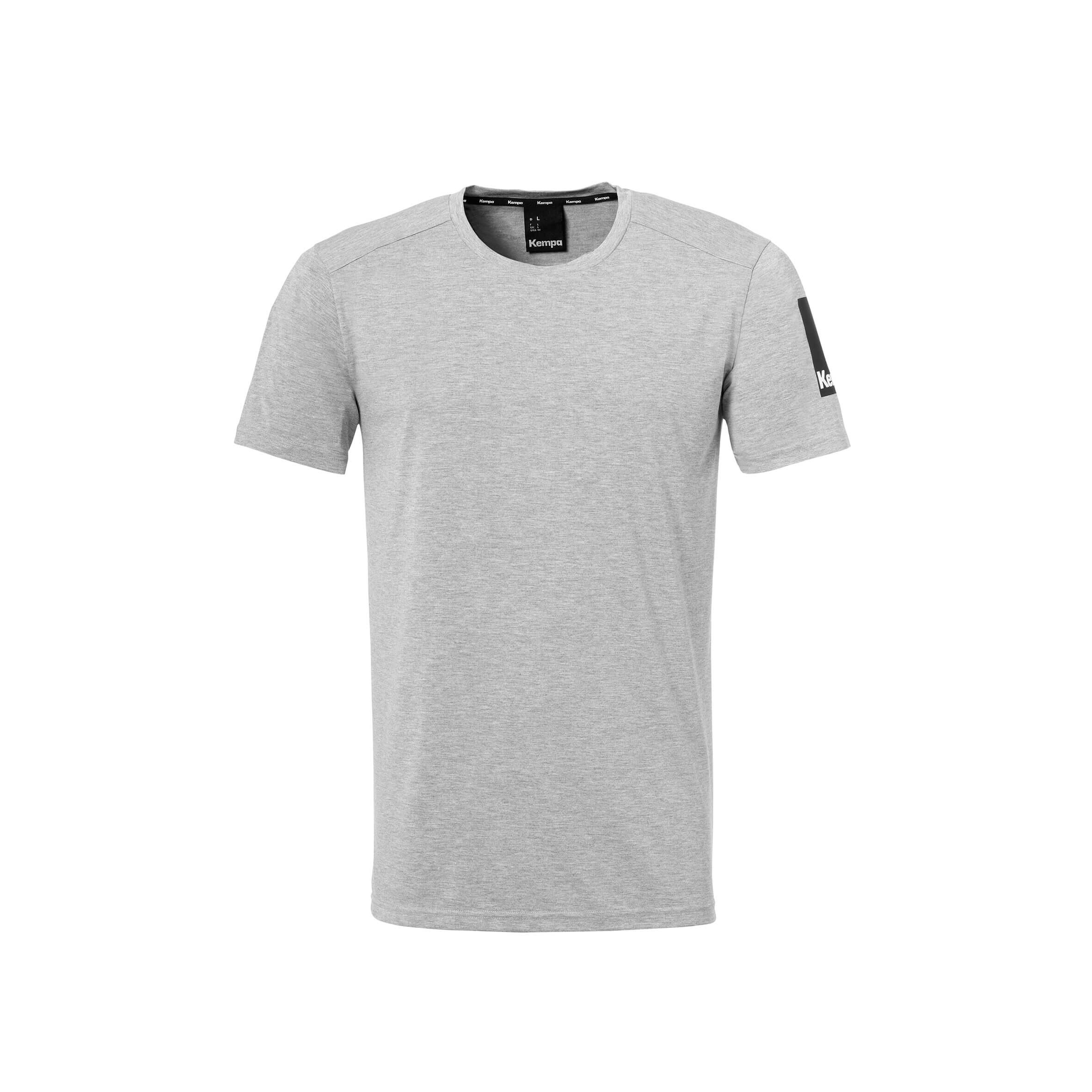 Kempa - Shirt Status T-shirt Kempa - T-shirt Manches Courtes - Blanc|gris|noir - 38 S - Decathlon