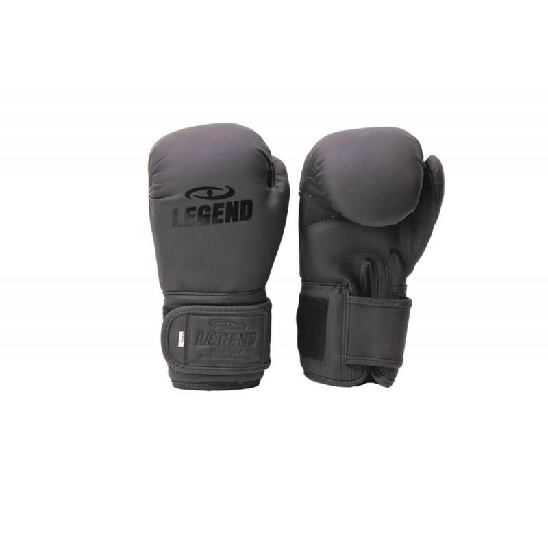 Gants de Boxe Enfant 4-8 ans Noir Mat 4oz/6oz PU