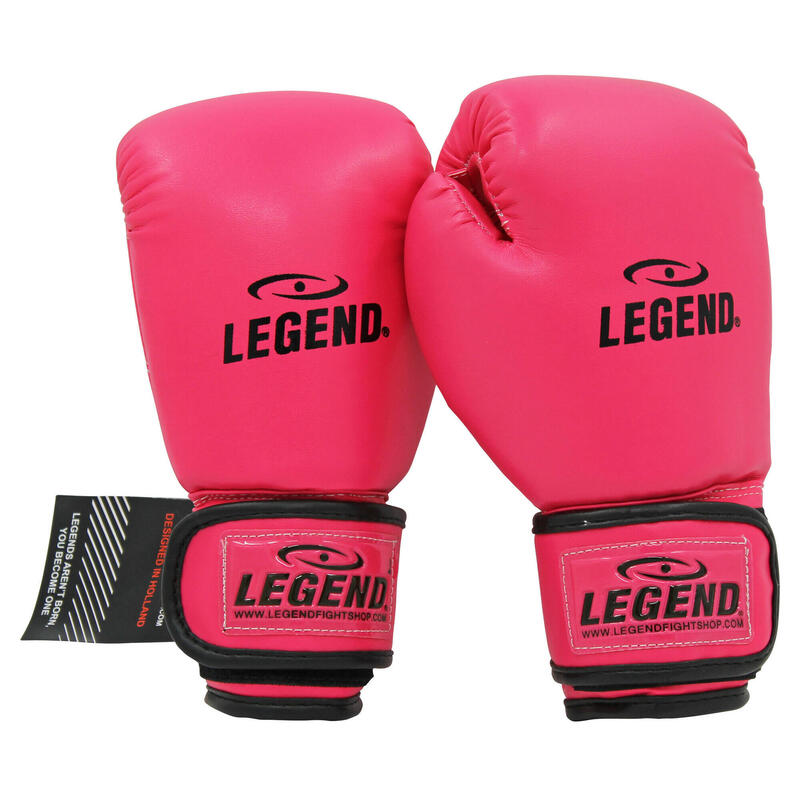 Gants de Boxe Enfant 1-5 ans Rose Fluo 2OZ PU