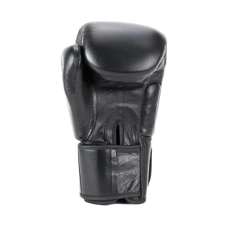 Boxhandschuhe aus Leder - Warrior SE - Schwarz/Weiß