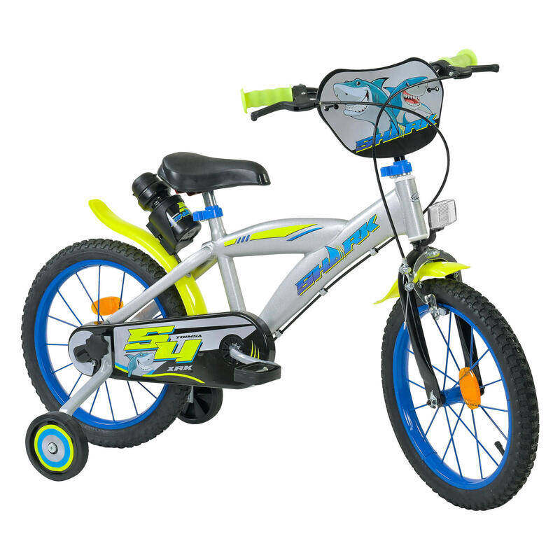 Bicicleta infantil 12 pulgadas TOIMSA azul con rayos con ruedines -  Juguetes Today