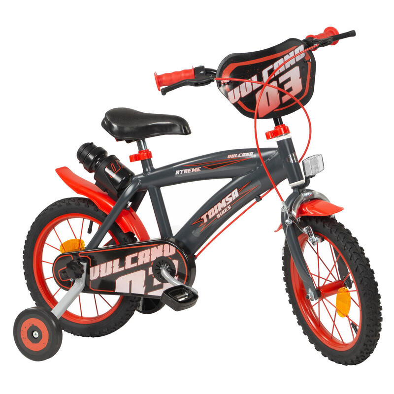 Toimsa Vulcano gyermekkerékpár 14-es piros-fekete