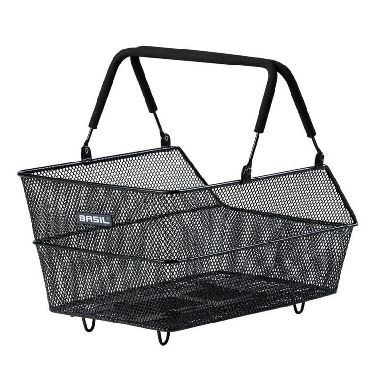 Panier à vélo Basil Cento MIK 21L noir 34x46x25,5cm