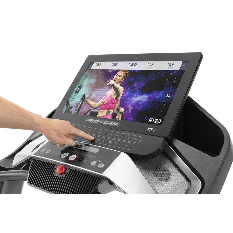 Loopband Pro 9000 aangesloten iFIT / 19 km/u / 21,5" HD-touchscreen