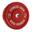 Disco Bumper Plate 25 kg Fitness Tech Alta Resistencia Rojo > Por Unidad