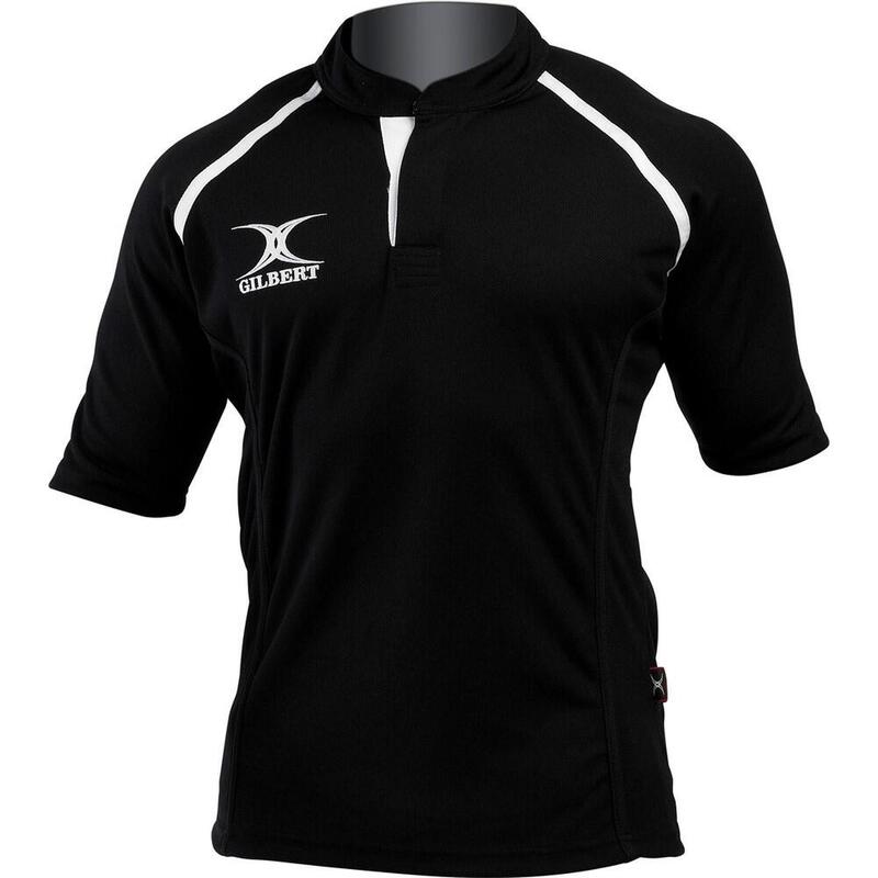 Camicia da rugby Xact nera - 2XS