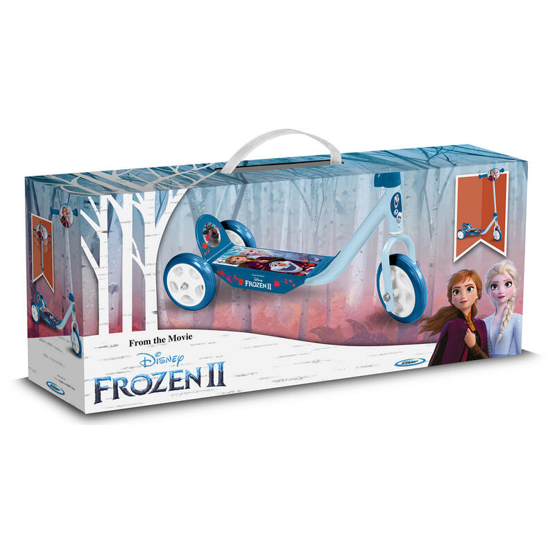 Disney Frozen 3-wiel Kinderstep Vrijloop Meisjes Blauw/Lichtblauw