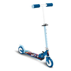 Disney Frozen II Scooter 2 roues pour enfants Frein à pied pliable Bleu