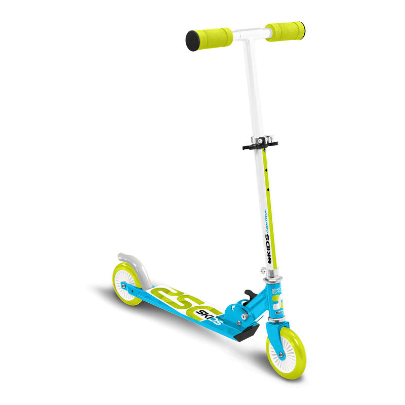 Skids Control scooter à 2 roues pour enfants Frein à pied pliable Lumière bleue