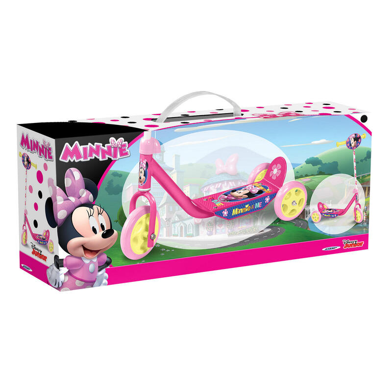 Disney Minnie Mouse 3-wiel Kinderstep Vrijloop Meisjes Roze/Geel