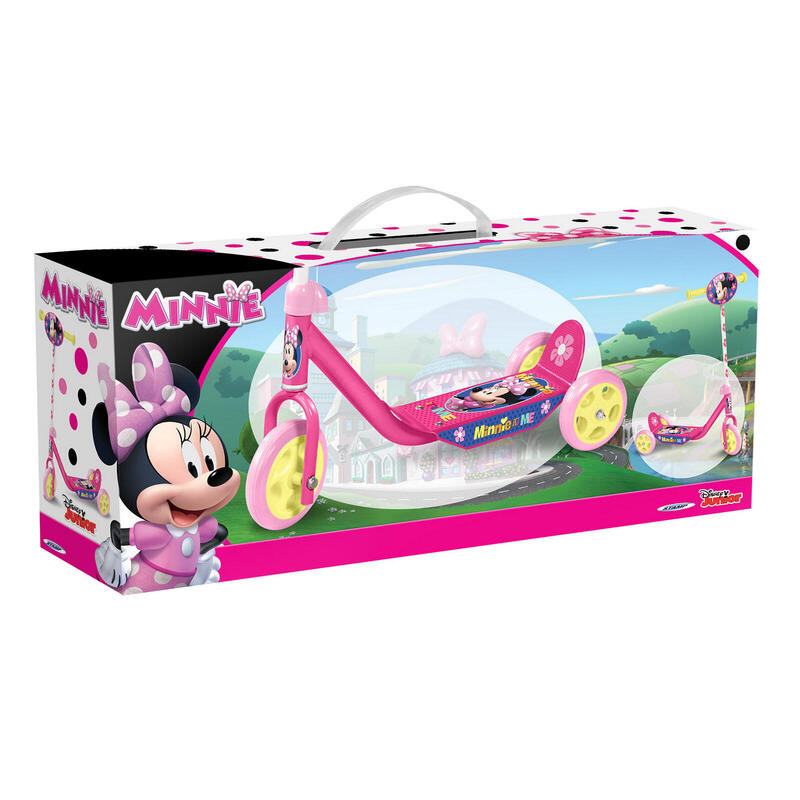 Disney Scooter 3 roues Minnie Mouse Enfant Roue Libre Filles Rose/Jaune