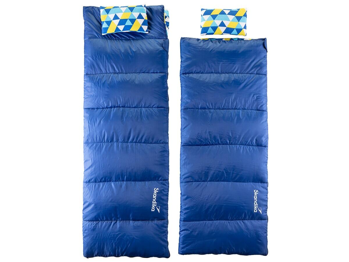 Doble/individual saco dormir Iceland -  2 Almohadas - bolsa transporte 3/8