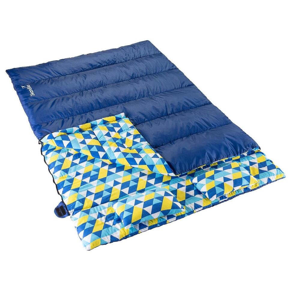 Śpiwór podwójny Iceland Double Flanell, 3 sezony, możliwość rozdzielenia