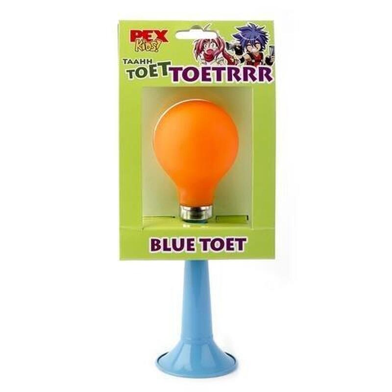 Kindertoeter "Recht" - Blauw / Oranje