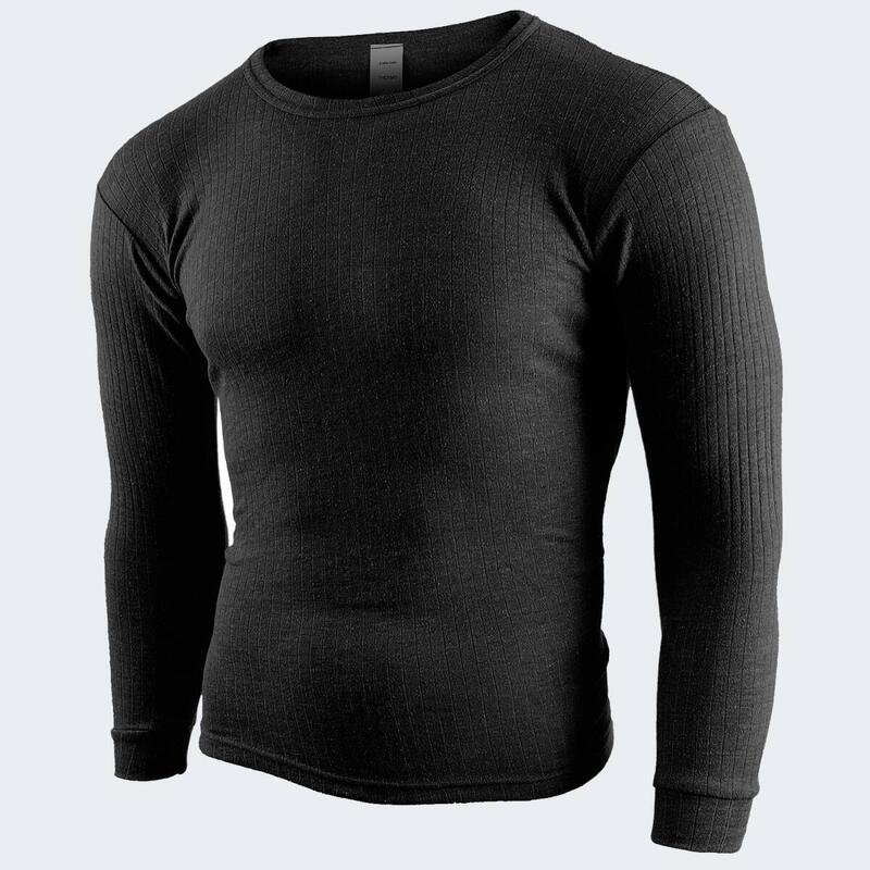 Set 2 sous-vêtements thermiques | Hommes | Doublure polaire | Anthracite