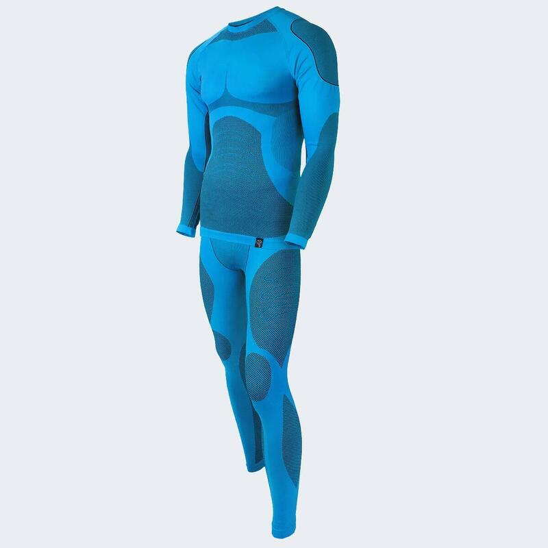 Lenjerie de corp funcțională pentru bărbați | Lenjerie e corp termică | Albastru