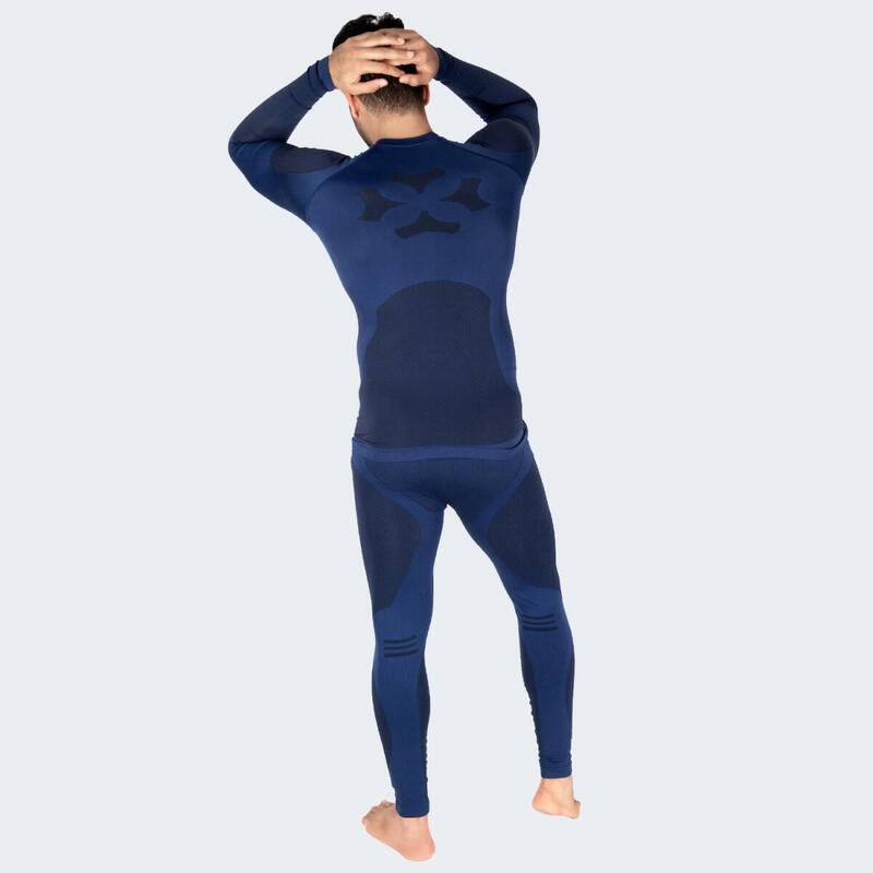 Set sous-vêtements thermiques et fonctionnels | Hommes | Seamless | Navy