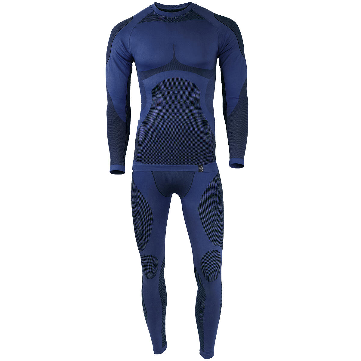 Thermal and functional underwear set | Men's | Seamless | Navy