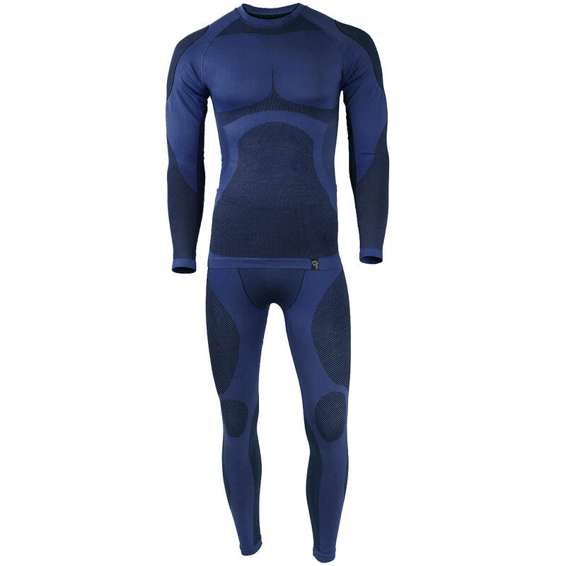 Set sous-vêtements thermiques et fonctionnels | Hommes | Seamless | Navy