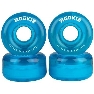 ROOKIE Disco Clear Blue Quad Roller Skate Wheels