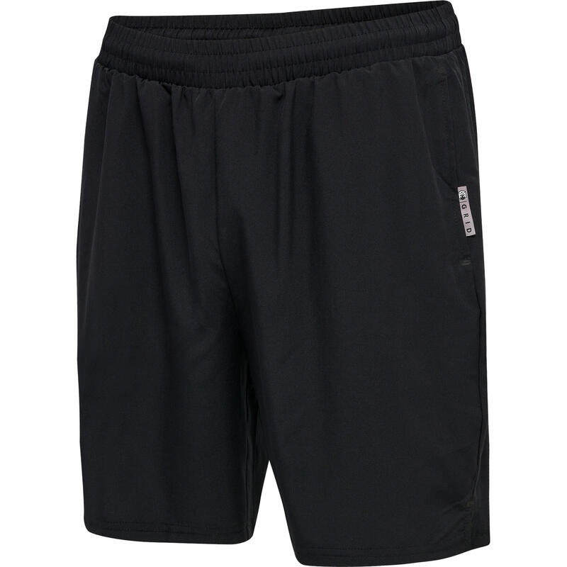 Hmlmove Grid Woven Shorts Shorts Homme