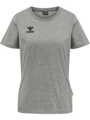 Maglietta donna in cotone Hummel Move Grid