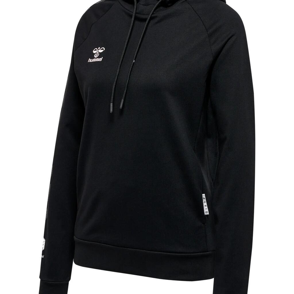 Women's cotton hooded sweatshirt Hummel Move Grid