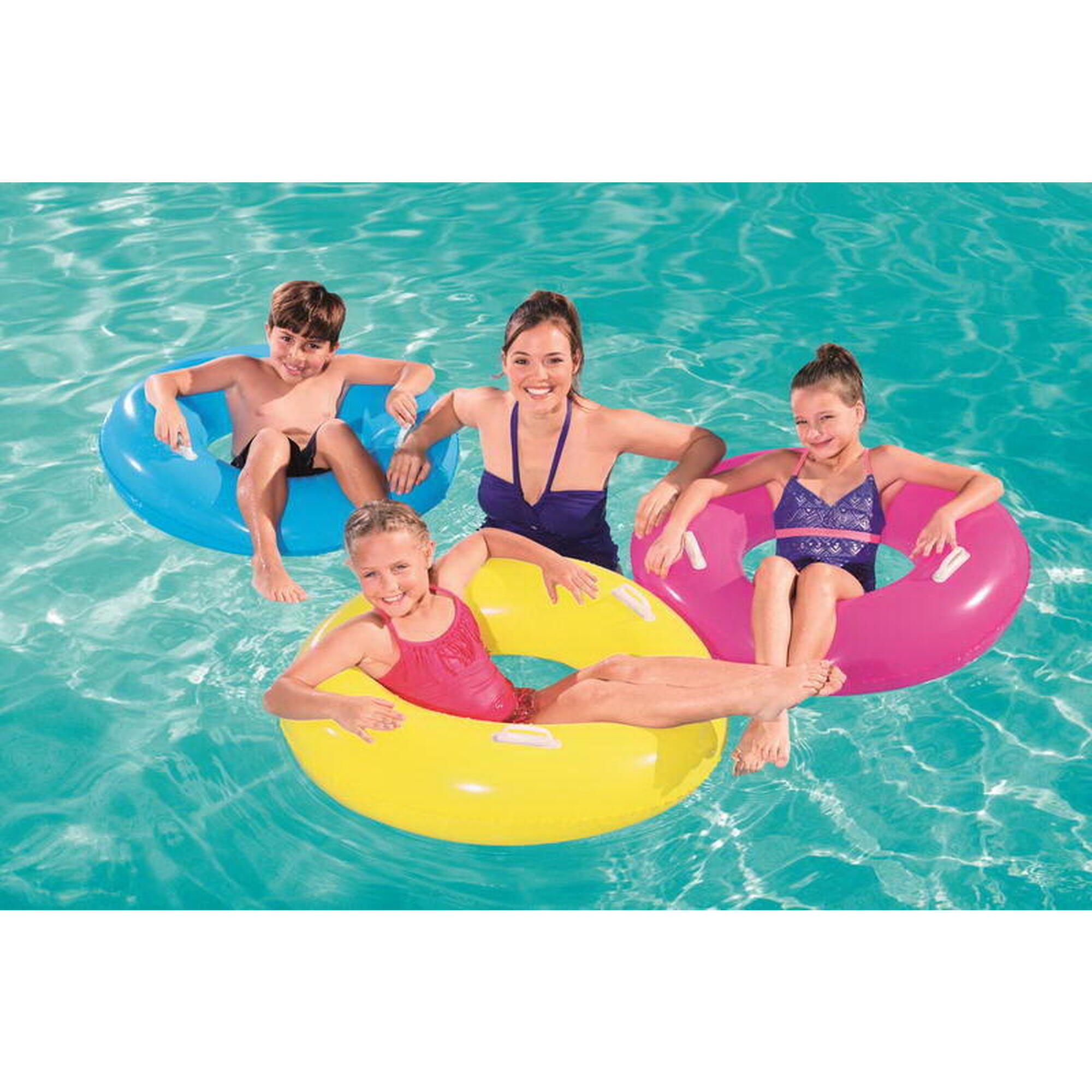 Bestway Swim Ring with Handles 36" - Yellow