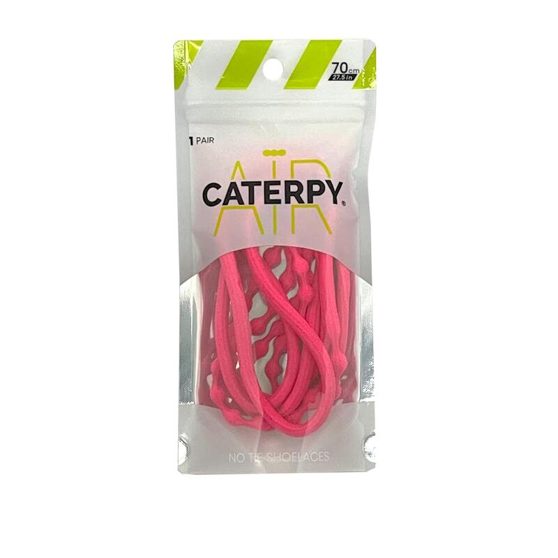 Caterpy Unisex No Tie Air Shoelaces - Flamingo Pink