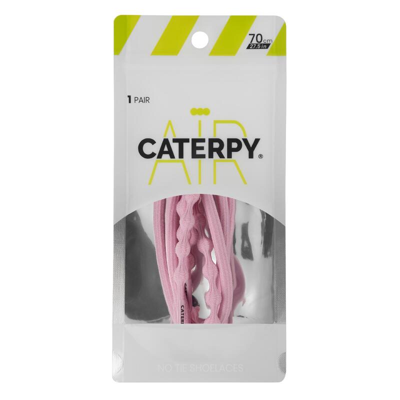 Caterpy Unisex No Tie Air Shoelaces - Bubblegum Pink