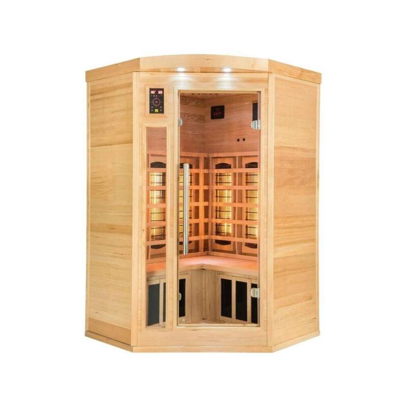 Cabine infrarouge / sauna infrarouge (coin) - Apollon Quartz - 2/3 personnes