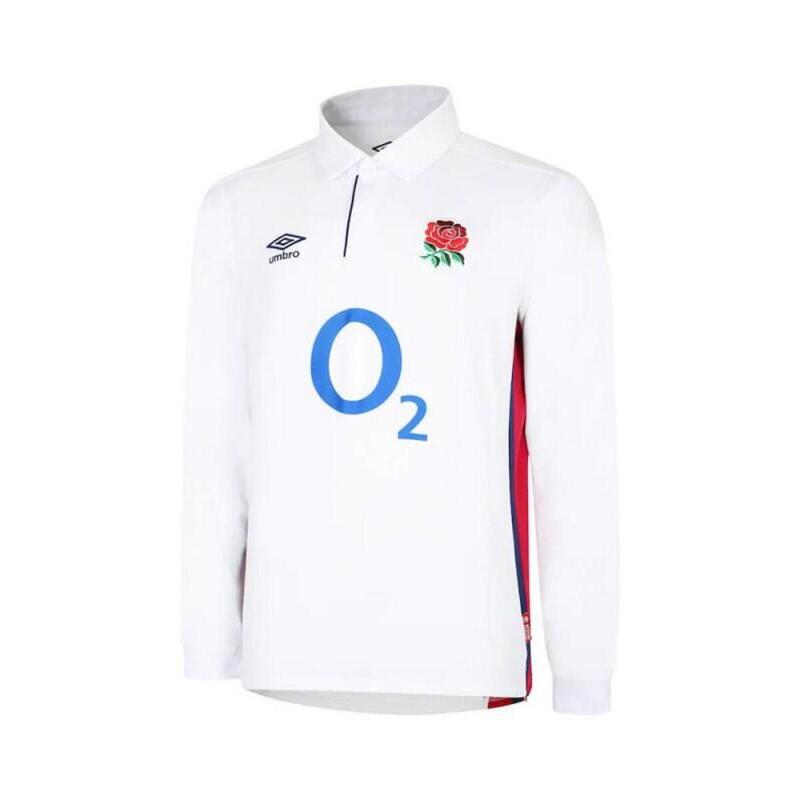 POLO DE RUGBY ANGLETERRE RUGBY CLASSIC MANCHES LONGUES ADULTE - UMBRO