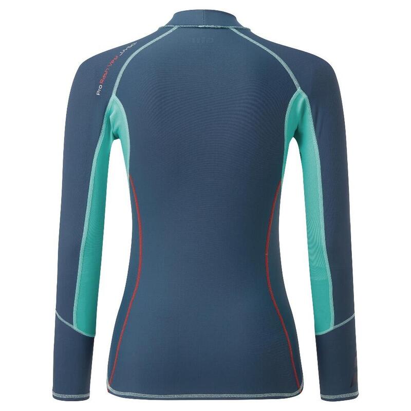 Women’s Long Sleeves Pro Rash Vest – Ocean