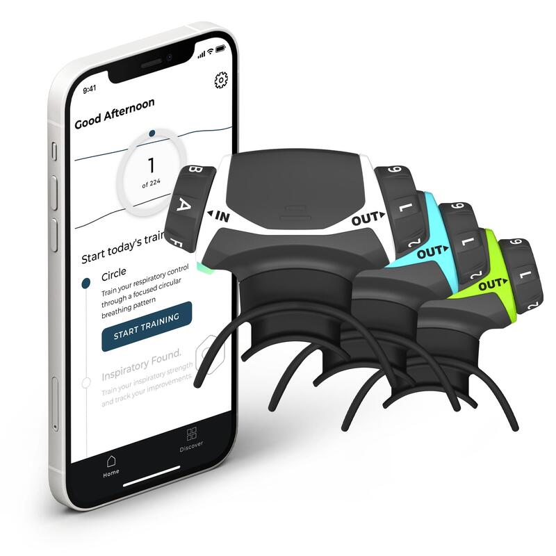 Airofit Aktiv™ Atemtrainer & Virtuelle Atemführungs-App