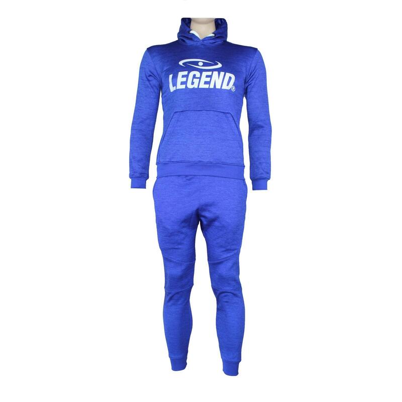 Ensemble Jogging avec Capuche Enfants/Adultes Bleu SlimFit Polyester