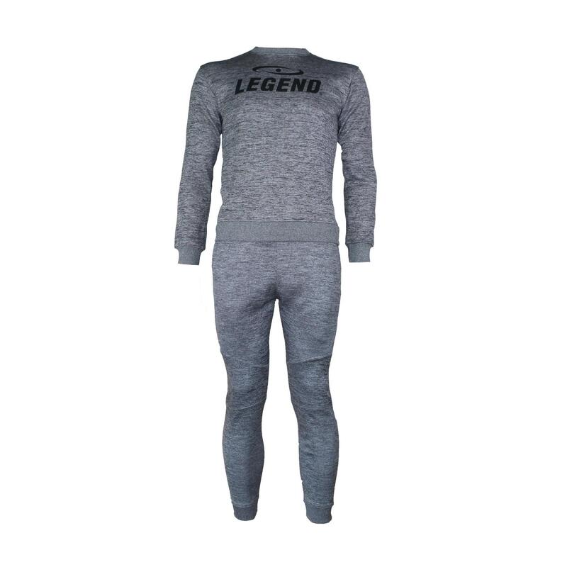 Joggingpak met Sweater Kids/Volwassenen Grijs SlimFit Polyester