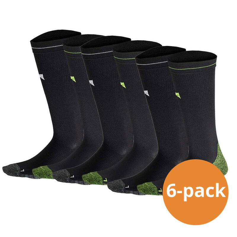 Xtreme Compressie Sokken Hardlopen 6-pack Multi Black