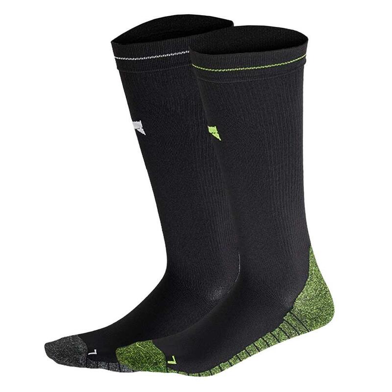 Xtreme Chaussettes de compression de course à pied 2 paires Multicolore Black