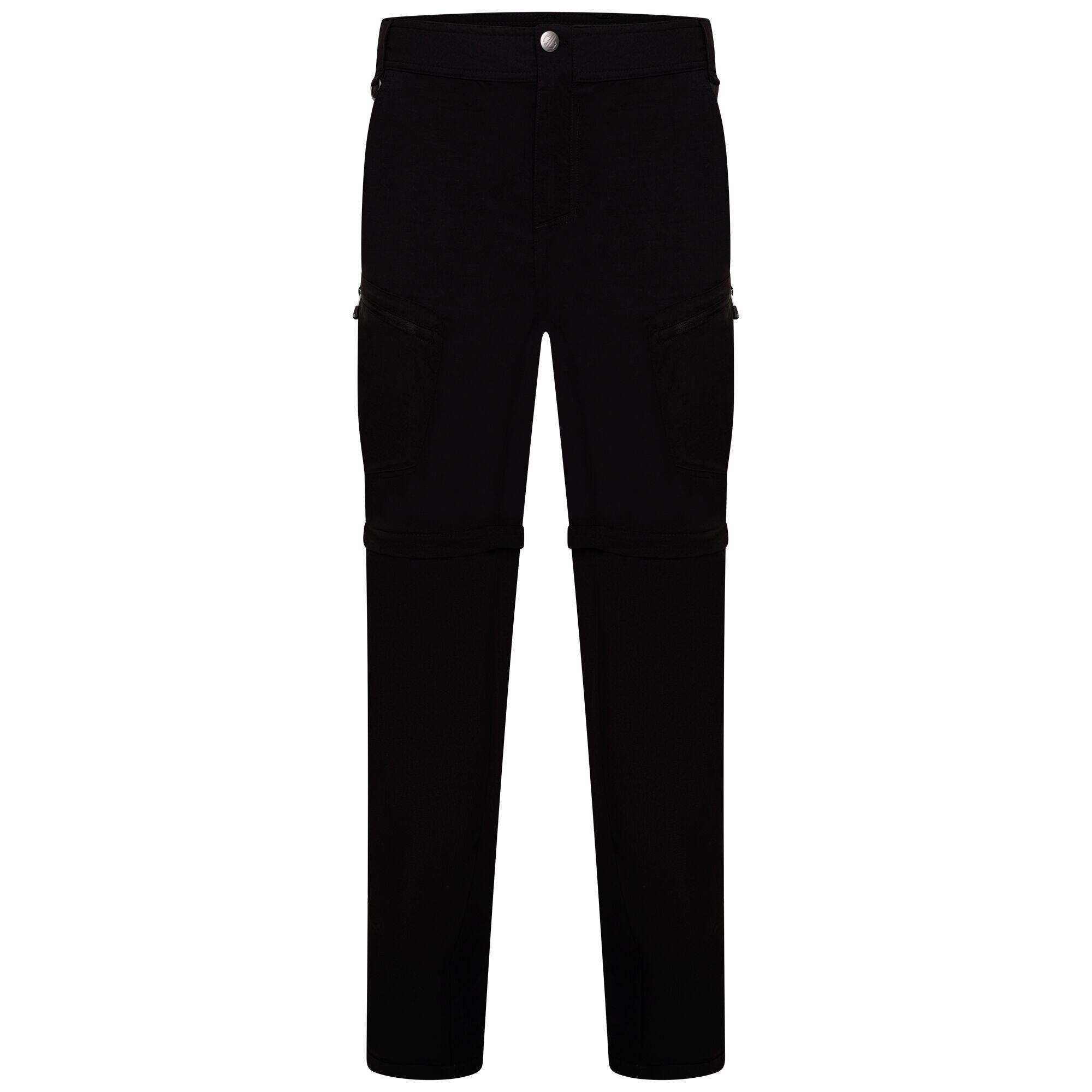 DARE 2B Mens Tuned In II Multi Pocket Zip Off Walking Trousers (Black)