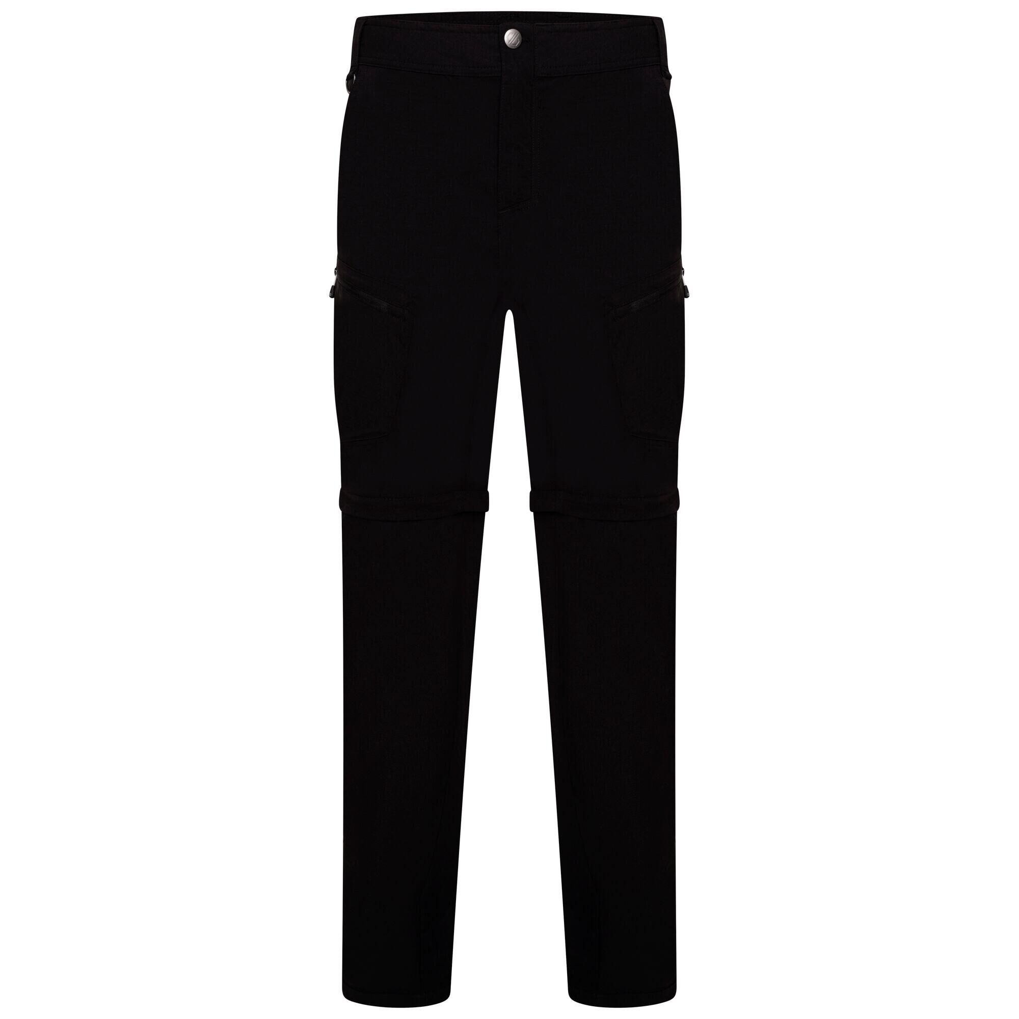 DARE 2B Mens Tuned In II Multi Pocket Zip Off Walking Trousers (Black)