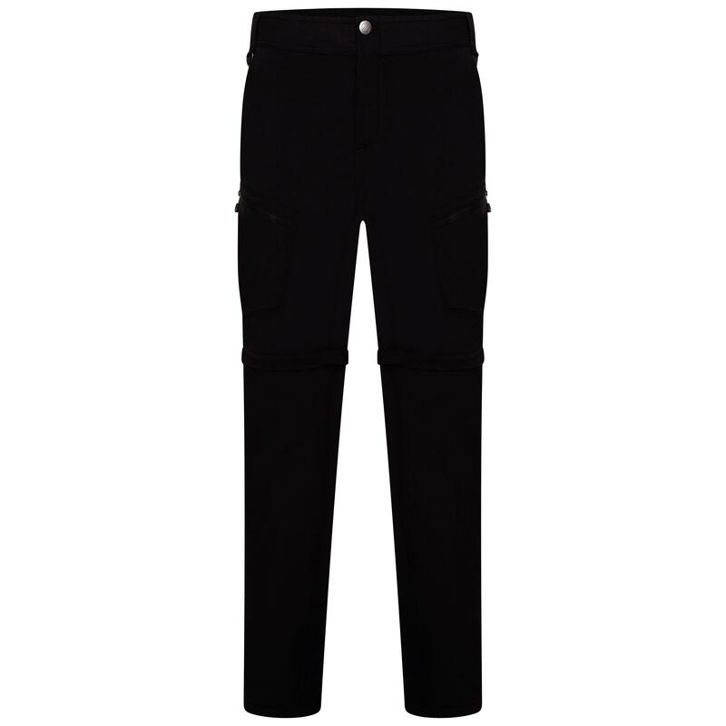 Dare 2B Mens Tuned In II Multi Pocket Zip Off Walking Trousers (Black)